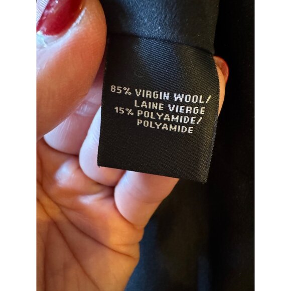 Lafayette 148 Jacket Women 6 Royal Blue Zipper Front Wool Blend Coat Luxury‎ - Picture 9 of 11